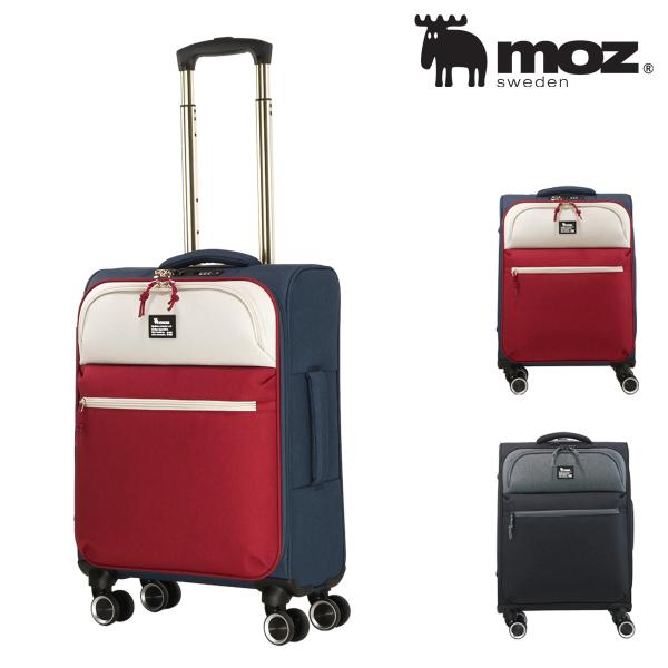 moz モズ スーツケース 機内持ち込み キャリーケース キャリーバッグ ソフトキャリー 33L レ...