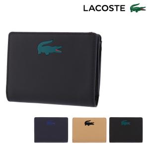 ラコステ 二つ折り財布 New Croco レディース NF0311K LACOSTE ジップウォレット 牛革 本革 レザー｜richard