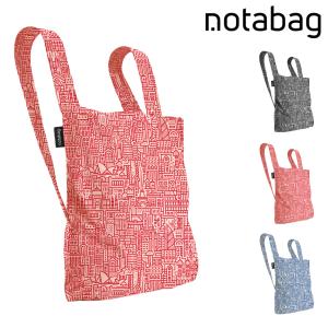 ノットアバッグ エコバッグ リュック BAG & BACKPACK Notabag Hello World メンズ レディース NTB011 Notabag | 折りたたみ コンパクト コラボ トートバッグ｜richard