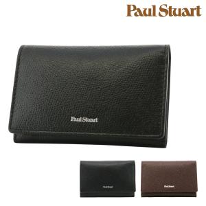 ポールスチュアート 名刺入れ カードケース ささマチ メンズ SP21350 hound tooth Paul Stuart カード収納 牛革 本革 レザー｜richard