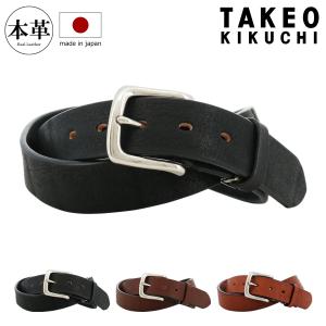 TAKEO KIKUCHI（タケオキクチ） ベルト 本革 メンズ ピンタイプ TKB