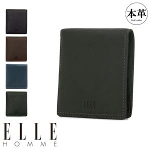 ELLE HOMME（エルオム） 二つ折り財布 XP34190(XP34180) Sheepskin