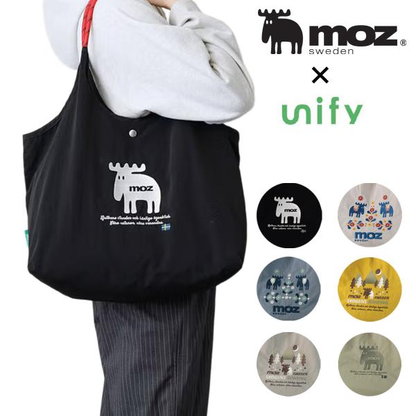 モズ トートバッグ 刺繍 unify コラボ 軽量 軽撥水 B4 レディースZUPS-01 moz ...