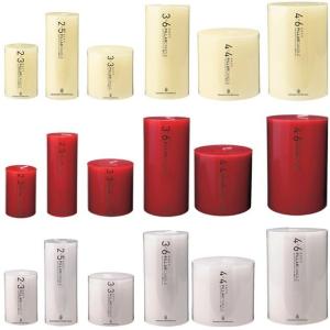 ベーシックキャンドル ピラーキャンドル 4×4...の詳細画像1