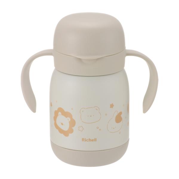 トライ のみやすい保冷コップマグ 300 ベビー 赤ちゃん ベビーマグ 8カ月頃 持ち手付き トレー...