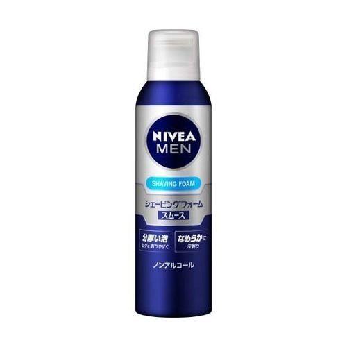 花王 ニベアメン シェービングフォーム スムース 195g nivea men シェービング剤