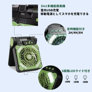 扇風機 ソーラー 持ち運び 屋外 多機能 防災...の詳細画像2
