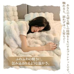 毛布 ふわとろ毛布 もこもこ毛布 ブランケット...の詳細画像2