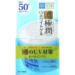 ロート製薬 肌研 ハダラボ 極潤ＵＶホワイトゲル ９０ｇ　SPF50+/PA++++ オールインワンゲル　UVカット｜richlife-store