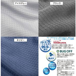 抱っこひも ケープ UVケープ ベビーカー 抱...の詳細画像2