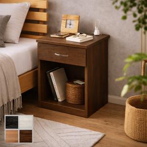 SIMMONS（シモンズ） 正規販売店 ナイトテーブル KA2101 一口スライド