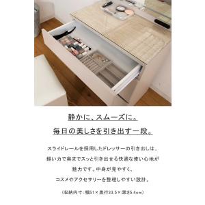 爆買 ドレッサー LEDミラー付き 女優ミラー...の詳細画像4