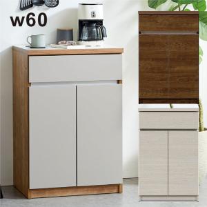 ニトリ（NITORI） キッチン収納カウンター (幅60cm オープン GY