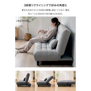 5日つく日 P9%〜 ソファベッド セミダブル...の詳細画像4