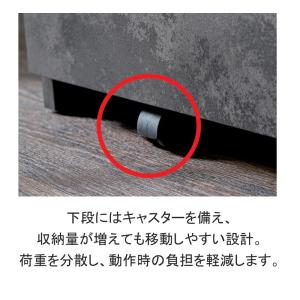 キッチンカウンター 120cm 引き出し キャ...の詳細画像2