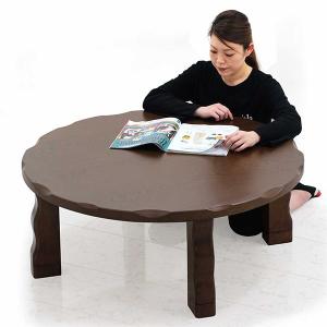 丸型 こたつテーブル 丸テーブル 105 継脚 高さ調整 和風 和モダン おしゃれ 木製｜rick-store