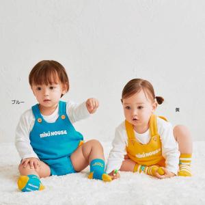 【WEB限定】ミキハウス ミキロゴ ロンパース...の詳細画像1