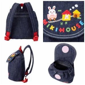 セール30%OFF!ミキハウス うさこ デニム...の詳細画像1