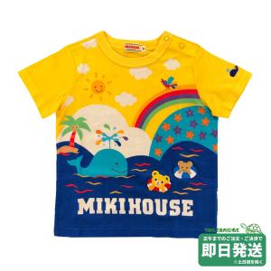 セール30%OFF！ミキハウス プッチー 夏デザイン 半袖Ｔシャツ(90cm-120cm)ミキロゴ ミキハウス正規販売店●メール便OK