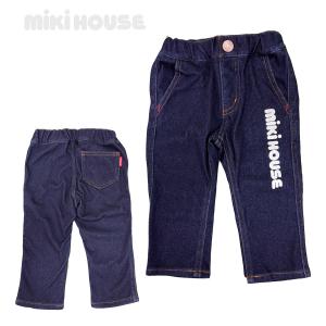 セール30%OFF！ミキハウス うさことお花 ストレッチパンツ(80cm-100cm 