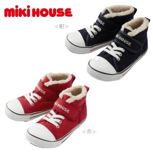 【メール便不可】【MIKIHOUSE ミキハウス】ｍロゴ キッズシューズ（15cm-19cm）