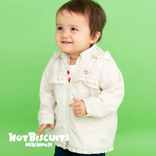 セール30%OFF！ホットビスケッツ 裏地付きジャンパー(80cm-120cm)ミキハウス正規販売店...