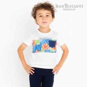 セール30%OFF！ホットビスケッツ はたらく車柄 半袖Tシャツ（80-120cm