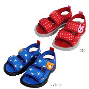 セール30%OFF！ホットビスケッツ ジャージ素材のキッズサンダル※箱無し(14cm-19cm)ミキハウス正規販売店●メール便不可