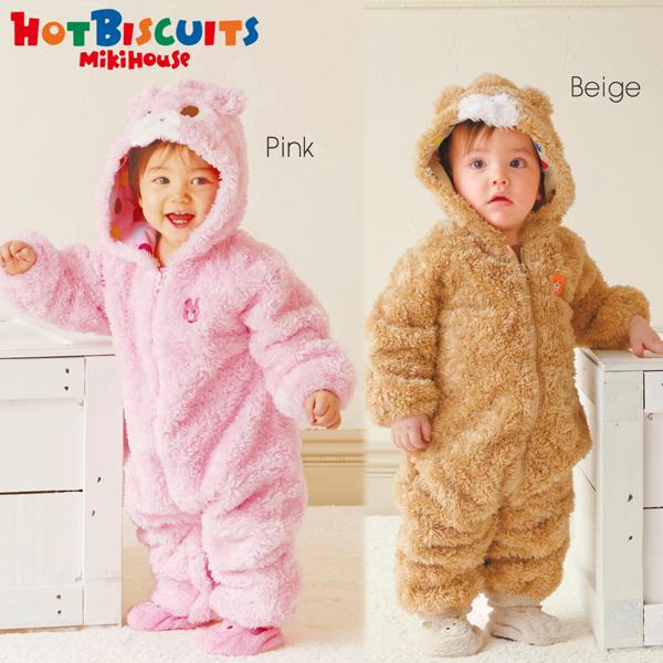 セール50%OFF！ホットビスケッツ ボアフリース ジャンプスーツ〈フリー（60cm-80cm）〉ミ...