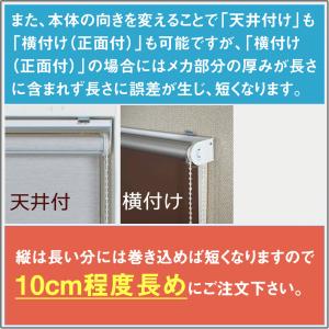 ロールスクリーン 厚手 無地 Macon 横幅...の詳細画像5