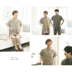 ルームベスト レディース 着る毛布 ガウン あ...の詳細画像2