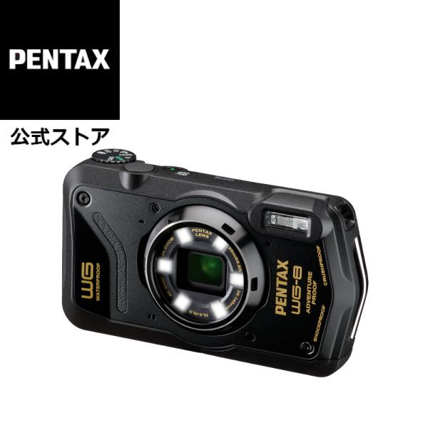 PENTAX WG-8 ブラック（ペンタックス RICOH リコー コンパクトデジタルカメラ 防水 ...