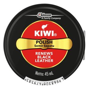 KIWI(キィウィ) 油性靴クリーム 中缶 黒45ml｜ricoroco65