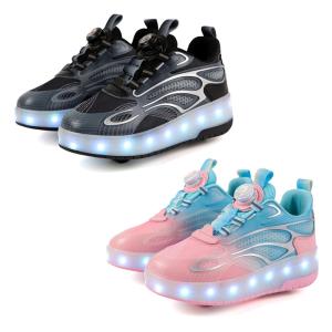 ローラースケート ローラーシューズ スニーカー 4輪タイプ 変形 自動