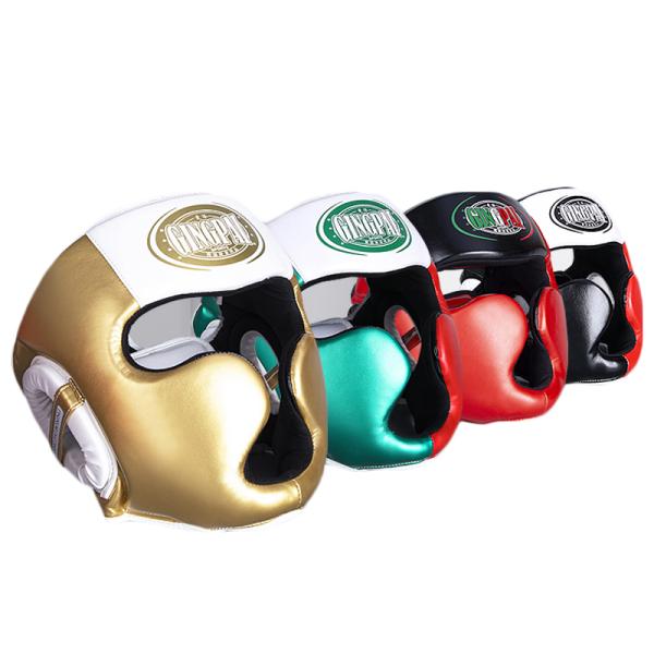 ヘッドガード GINGPAI プロ ヘッドギア S/M/L ボクシング キックボクシング スパーリン...