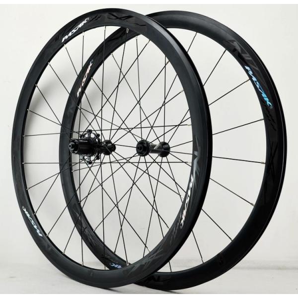 PASAK ロードバイクホイール 前後セット 700C クイックリリース リムブレーキバイク ホイー...