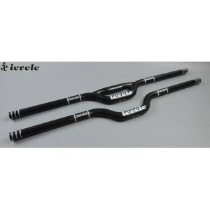 ieveleカーボンハンドル 小径車ハンドル ストレートバー ハンドルバー 自転車ハンドル 25.4/31.8mm iey05