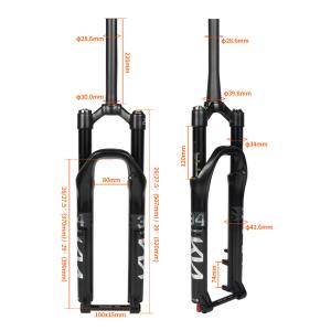 TOSEEKサスペンションフォーク MTBフォ...の詳細画像3