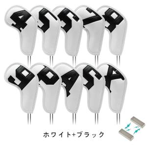 ゴルフアイアン用カバー PUレザー製 マグネッ...の詳細画像1