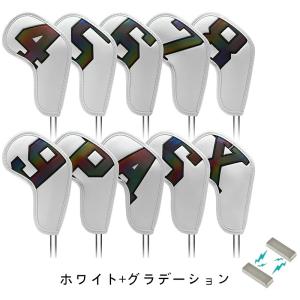 ゴルフアイアン用カバー PUレザー製 マグネッ...の詳細画像2