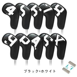 ゴルフアイアン用カバー PUレザー製 マグネッ...の詳細画像4