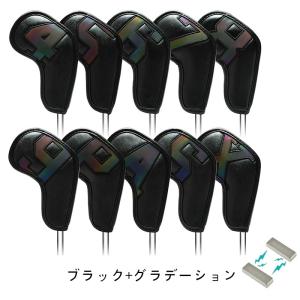 ゴルフアイアン用カバー PUレザー製 マグネッ...の詳細画像5