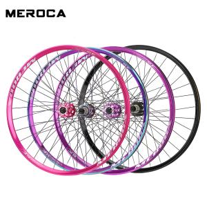 MEROCA クイックリリース/スルーアクスル 26/27.5インチ AM XC DJ MTBホイールセット 7/8/9/10/11S マウンテンバイクホイール ディスクブレーキ 完組 mrc24