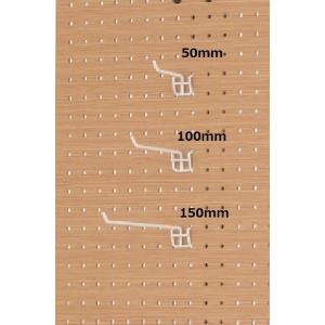 Licolbe/HobbyTower/HBH-50 有孔ボード用フック50mm 5個 (白)