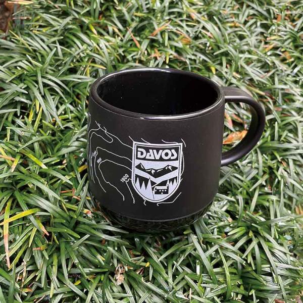 【DAVOS】オリジナルマグカップ　ブラック