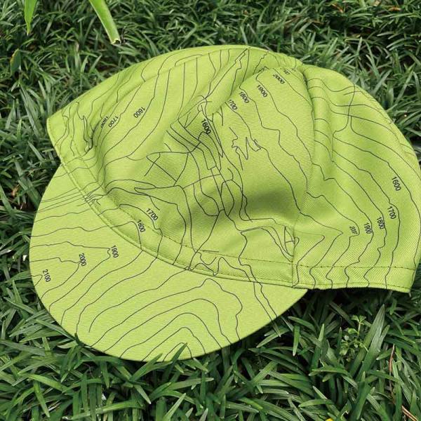 【DAVOS】プリントキャップ（F471） / カラー：オリーブグリーン