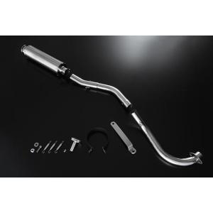 モンキー　z50j　ab27用 カスタムマフラー ステンレス製　ステー付 新品 ホンダ モンキー Z50J AB27 ステンレス カスタムマフラー 12V車