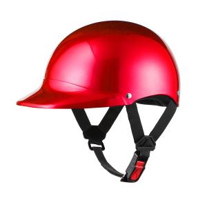 ヘルメット 半キャップ 白ツバ ブラック KC-100A XL 61cm-62cm未満 SG