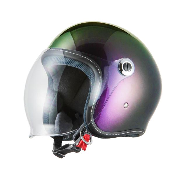 NEOジェットヘルメット KC-310L マジョーラガンメタパープル L ジェットヘルメット