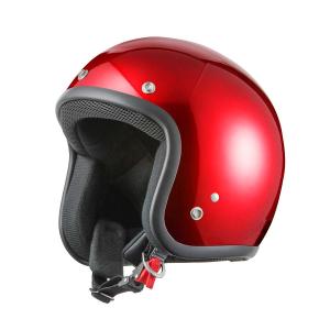 バイクヘルメット ヘルメット スモールジェット レッド SG規格適合 PSC